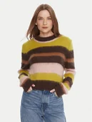 Swetry damskie - Kontatto Sweter 3M0910C Kolorowy Regular Fit - miniaturka - grafika 1