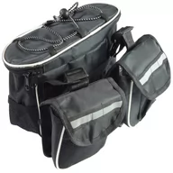 Sakwy rowerowe - Dunlop Torba rowerowa na ramę Dunlop 22x14x9cm 202734 - miniaturka - grafika 1