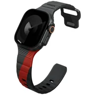 Akcesoria do smartwatchy - Pasek UNIQ Stride De Rubber do Apple Watch 49/46/45/44mm charcoal - miniaturka - grafika 1