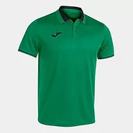 Koszulki męskie - Joma Męska koszulka polo Championship Vi Zielony Czarny XL 101954 - miniaturka - grafika 1