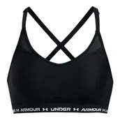 Biustonosze - Biustonosz damski Under Armour Crossback Low Bra Black L - miniaturka - grafika 1