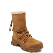 Botki damskie - Love Moschino Śniegowce | zamsz | shearling - miniaturka - grafika 1