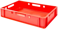 Artykuły masarskie - Pojemnik na mięso E1, EURO 1 wym. 600 x 400 x 125 - miniaturka - grafika 1