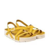 Sandały damskie - ART 1619 Bordowy, Sandały Damskie, Nappa Yellow, 42 EU - miniaturka - grafika 1