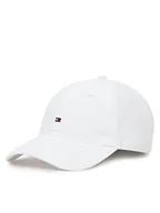 Czapki męskie - Tommy Hilfiger Czapka z daszkiem Flag Seersucker 6 Panel AM0AM13427 Biały - miniaturka - grafika 1