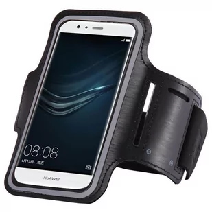 Hurtel Armband do biegania opaska na ramię na telefon smartfon 6 cali czarny 7426825349774 - Etui i futerały do telefonów - miniaturka - grafika 2