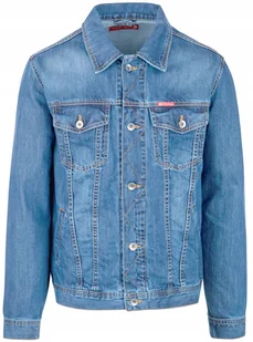 KURTKA MĘSKA JEANSOWA KATANA STANLEY JEANS 206 L - Kurtki męskie - miniaturka - grafika 1
