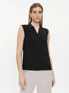 Koszule damskie - Calvin Klein Koszula K20K207031 Czarny Regular Fit - miniaturka - grafika 1