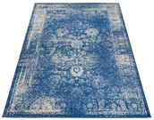 Dywany - Ciemnogranatowy dywan pokojowy retro K7-A96 - miniaturka - grafika 1