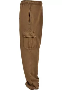 Urban Classics Męskie spodnie dresowe Acid Washed Cargo, Summerolive, L - Spodenki męskie - miniaturka - grafika 1