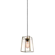 Lampy sufitowe - Lampa wisząca Beaumont - kolor mosiądz, transparentny - 60892 - miniaturka - grafika 1