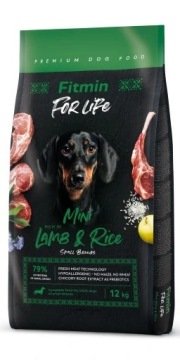 FITMIN dog For Life Lamb&Rice Mini 12kg