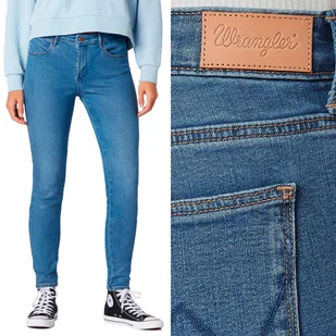 Wrangler Skinny W28Kje12P W26 L32 - Spodnie damskie - miniaturka - grafika 1