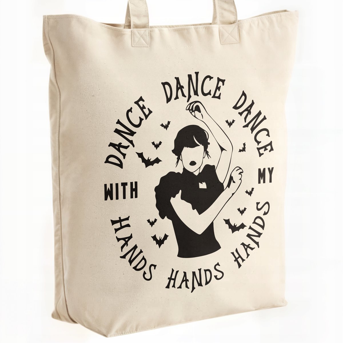 Torba bawełniana premium na zakupy Nevermore Wednesday Dla Fanów