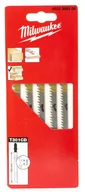 Brzeszczoty - Brzeszczoty chwyt T czyste cięcie 105/3 mm 1 op. = 5 szt. MILWAUKEE - miniaturka - grafika 1