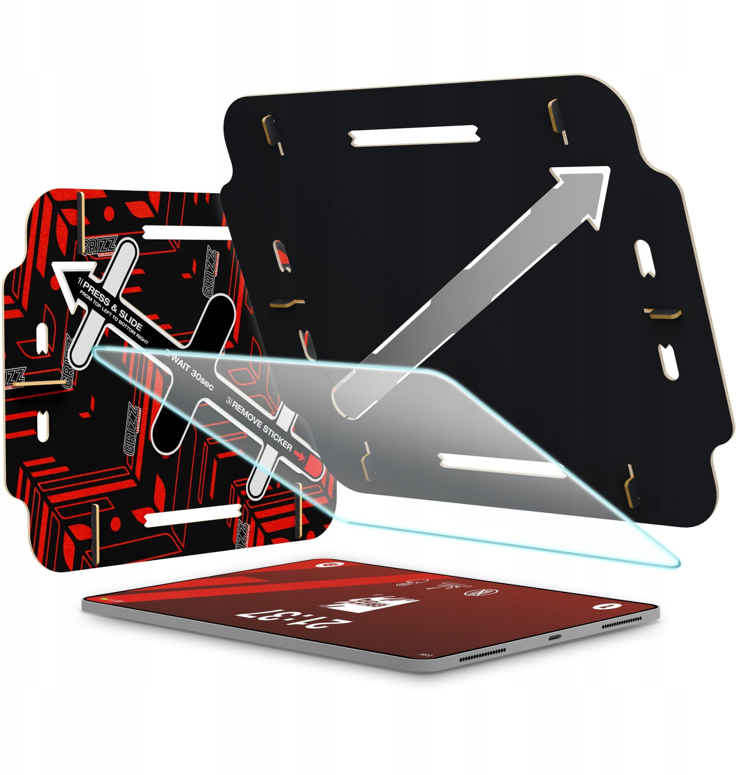 GrizzGlass Folia matowa GrizzGlass MatteScreen Easy do Apple iPad Air 11