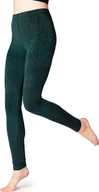 Legginsy - PANASIAM Legginsy Batik Kwiat Życia spodnie do jogi treningowe fitness legginsy sportowe elastyczne - miniaturka - grafika 1
