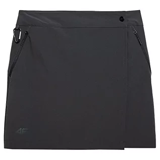 Spódnice - 4F Skirt FNK dla kobiet, Anthracite, S - grafika 1