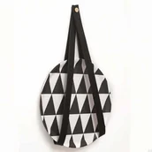 Wieszaki i stojaki - Wieszak ścienny 0150L Skórzany Czarny ze Złotym - miniaturka - grafika 1