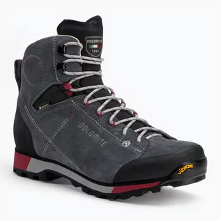 Buty trekkingowe damskie - Buty trekkingowe damskie Dolomite 54 High Fg GTX szare - grafika 1