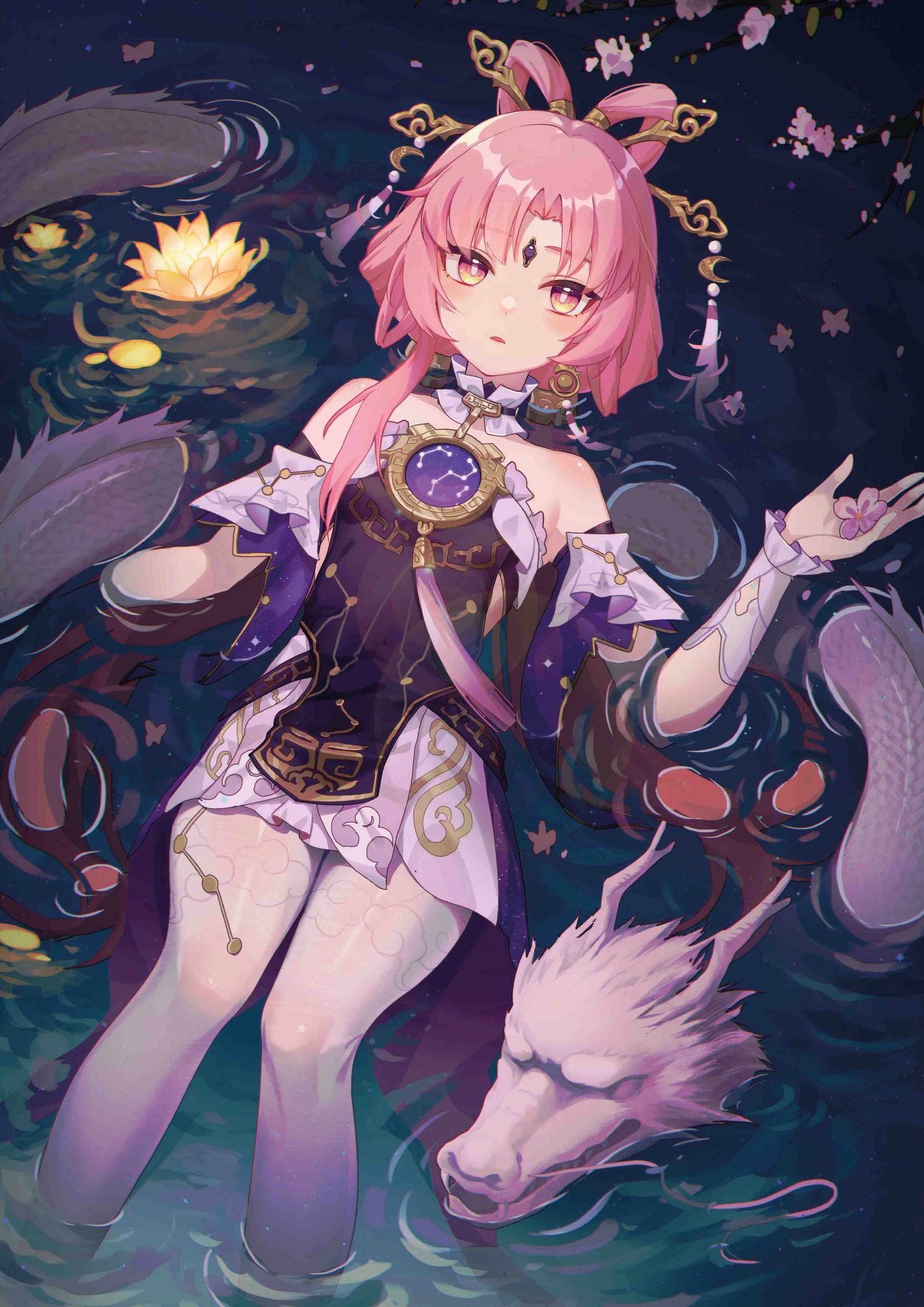 Plakat A3 Honkai Star Rail Hsr Anime Gra Fu Xuan