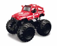 Kolekcjonerskie modele pojazdów - Maisto MI 21144-04 Earth Shockers Jeep Wrangler Rubicon czerwony - miniaturka - grafika 1