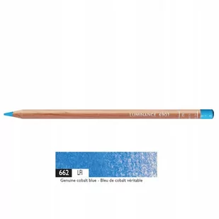 Kredka Luminance 6901, kolor 662 Genuine Cobalt Bl - Kredki, ołówki, pastele i pisaki - miniaturka - grafika 1