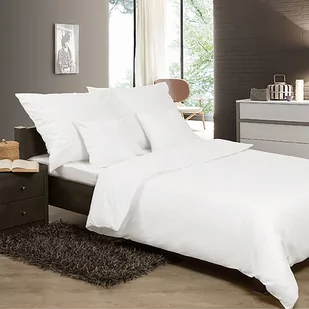 Matex Pościel 3 el. satynowa Gold biały 140x200 mx-140-sjg-001 - Pościel - miniaturka - grafika 1