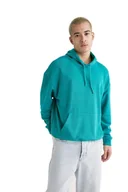 Bluzy męskie - DEFACTO MĘSKA BLUZA Z KAPTUREM NIEBIESKA Z KIESZENIĄ L 5DA - miniaturka - grafika 1