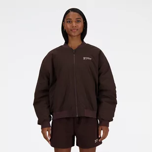 Kurtka damska New Balance WJ33507KCF  brązowa - Kurtki damskie - miniaturka - grafika 1