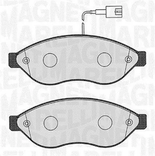 Klocki hamulcowe - komplet MAGNETI MARELLI 363916060642  w 24 h. Do 100 dni na zwrot. 100 tys. Klientów. - Klocki hamulcowe - miniaturka - grafika 1