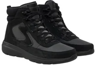 Botki damskie - Buty botki damskie SKECHERS GLACIAL ULTRA WANDERLUST wygodne czarne 38 EU - miniaturka - grafika 1