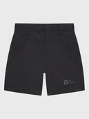 Spodenki damskie - Jack Wolfskin Szorty materiałowe Sun 1605614 M Czarny Regular Fit - miniaturka - grafika 1