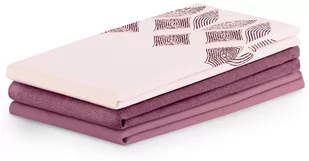 Ręcznik kuchenny LETTY kolor różowy drukowany motyw nowoczesny styl klasyczny 50x70 ameliahome - KIT/AH/LETTY/MIX/STAMP/ORCHIDS/ - Ręczniki - miniaturka - grafika 1