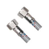 Akcesoria do armatury i ceramiki - Aqualine wąż przyłączeniowy nierdzewny 100 cm chrom 33160 - miniaturka - grafika 1