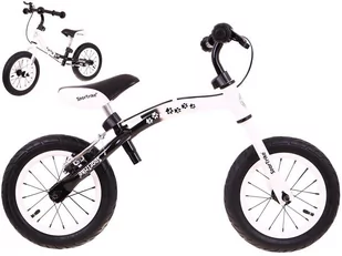 RAMIZ Rower Boomerang WB-06 BI biegowy biały 130525 - Rowerki biegowe - miniaturka - grafika 1