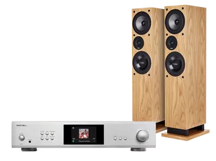 Rotel S14 (srebrny) + Response DT8 (dąb) - Zestawy stereo - miniaturka - grafika 1
