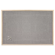 Tablice i flipcharty - Tablica informacyjna, 60 x 80 cm, lniana, ZELLER - miniaturka - grafika 1