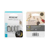 Breloki - Nite Ize - Karabinek MicroLink - Stalowy - 4 sztuki - KL-11-4R3 - miniaturka - grafika 1