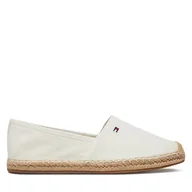 Espadryle damskie - Espadryle Tommy Hilfiger Flag Canvas Espadrille FW0FW08541 Écru - miniaturka - grafika 1