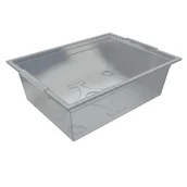 Zawiasy, okucia i inne akcesoria - Pojemnik plastikowy 535 x 410 x 180 mm biały Integri 5907708152541 - miniaturka - grafika 1