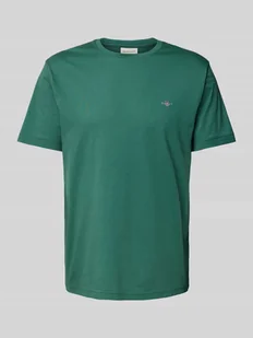 T-shirt z wyhaftowanym logo - Koszulki męskie - miniaturka - grafika 1