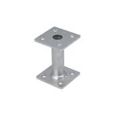 Kotwy - Podstawa słupa 80x80x100 mm PMF 80 ZN ocynk Domax - miniaturka - grafika 1