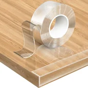 Zabezpieczenia dla dzieci - 2 mm grubości, 30 mm szerokości * 5 m długości - Przezroczysty narożnik do stolika dziecięcego, wstępnie klejąca, bardzo mocna taśma Nano, ochrona sto - miniaturka - grafika 1