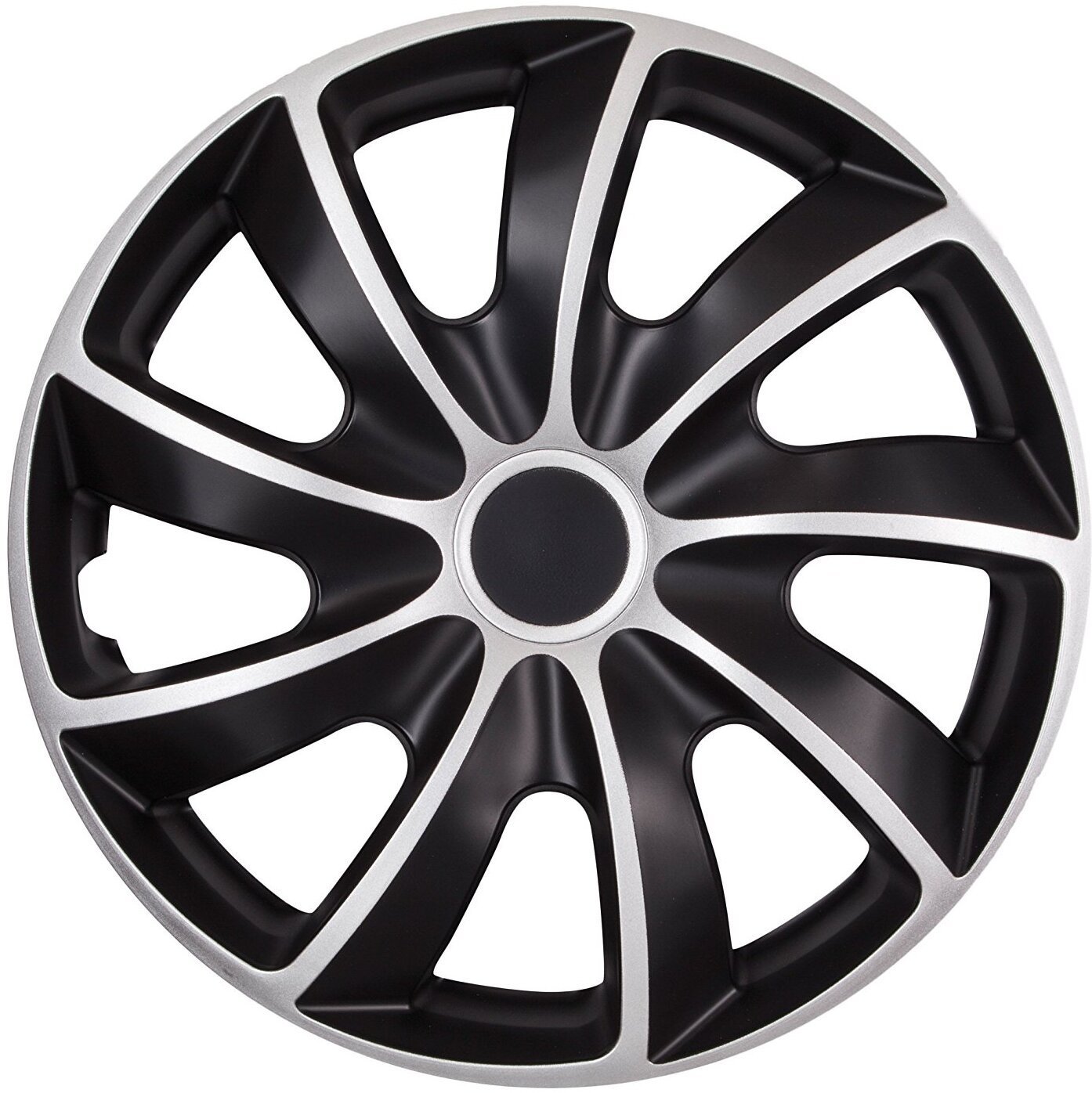 Kołpak NRM Kopak 16 QUAD BICOLOR czarno-srebrny 1szt