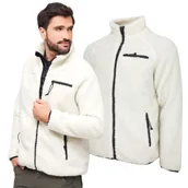 Odzież taktyczna i umundurowanie - Kurtka flanelowa BRANDIT Teddyfleece Jacket - Biała - miniaturka - grafika 1