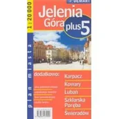 Przewodniki - Demart  Jelenia Góra Plus 5 . Plan miasta - miniaturka - grafika 1