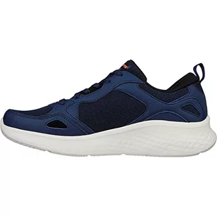 Skechers Męskie trampki 232592 NVY, granatowe Duraleather/Mesh/Trim, 8 UK - Trampki męskie - miniaturka - grafika 1
