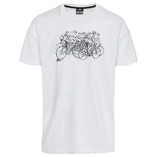 Trespass mężczyzn wicky z krótkim rękawem T-Shirt - xxs biały MATOTSM10019_WHTXXS - Koszulki męskie - miniaturka - grafika 1