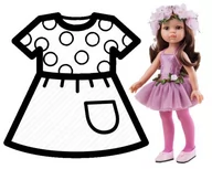 Sukienki i spódniczki dla dziewczynek - Paola Reina Paola Reina - Sukienka do Carol Ballerina, wielokolorowa (54446) 54446 - miniaturka - grafika 1